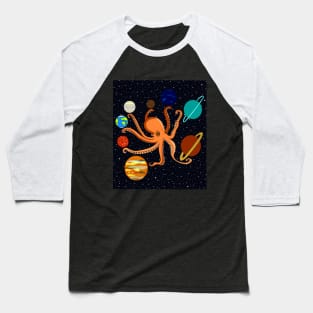 Octo Planet Baseball T-Shirt